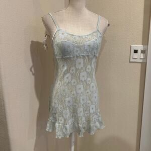 Victoria's Secret angels 2006 light blue lace slip. Size small